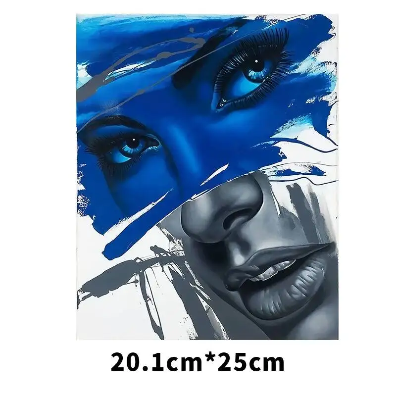 Sexy Female Photo Heat Transfe Print DIY Sweater Hot Press Transfer Vinyl Sticker Customizable Photo Printing Hot Transfe