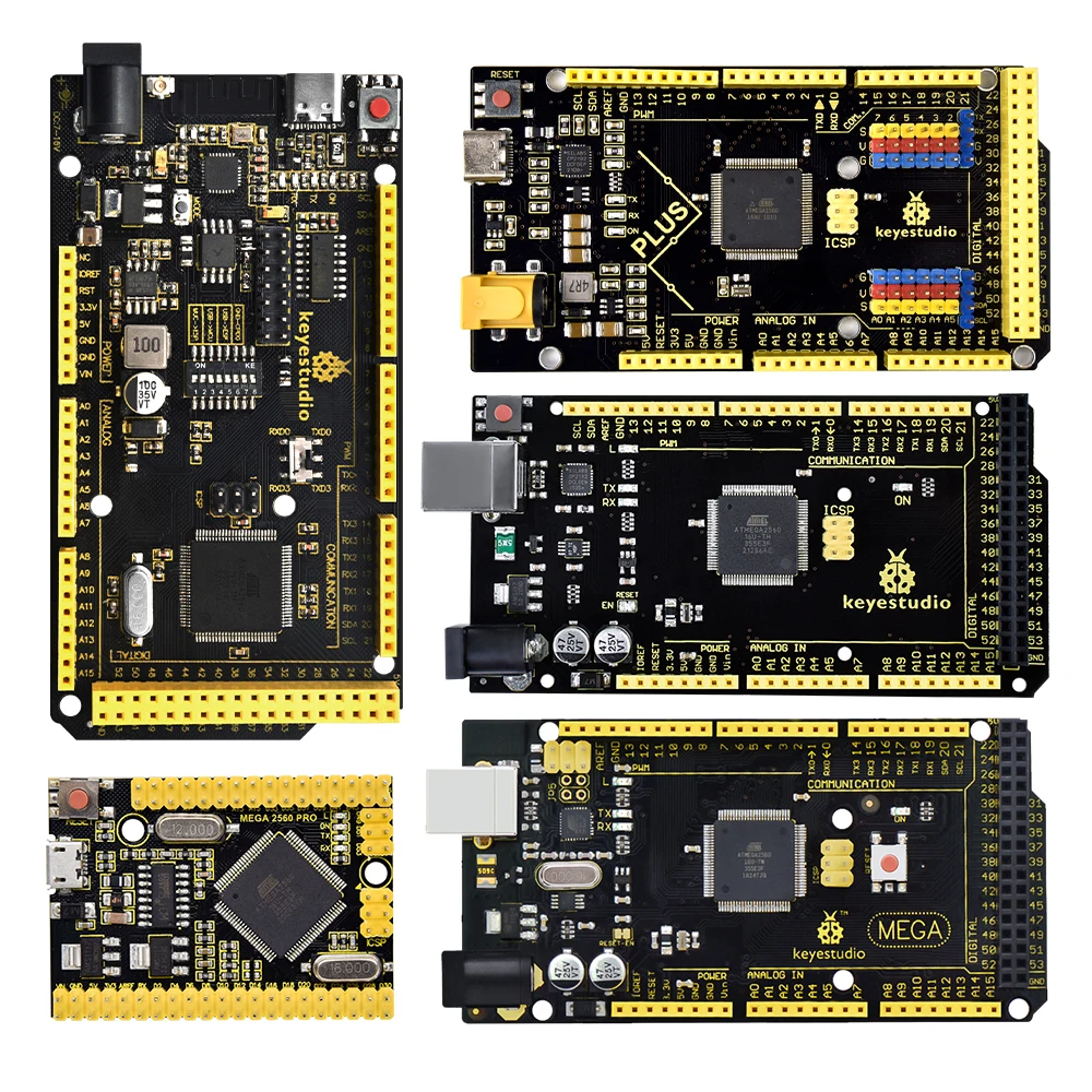 Keyestudio  2560MEGA  WiFi /Plus/ Pro / Development Board+USB Cable Compatible for Arduino MEGA2560  R3 Microcontroller Boards