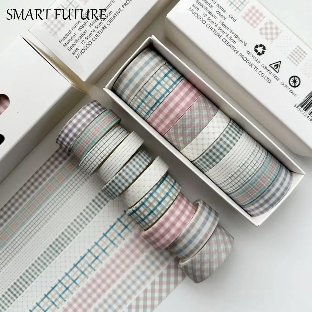 

10 Rolls Cartoon Vintage Washi Tape DIY Scrapbooking Self Adhesive Retro Artwork Decorative Tapes Creative Cute