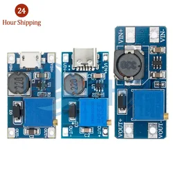 10 sztuk MT3608 DC-DC przekształtnik Boost wzmacniacz mocy moduł zasilający doładowania Step-Up maksymalna wydajność 28V 2A do zestawu arduino diy