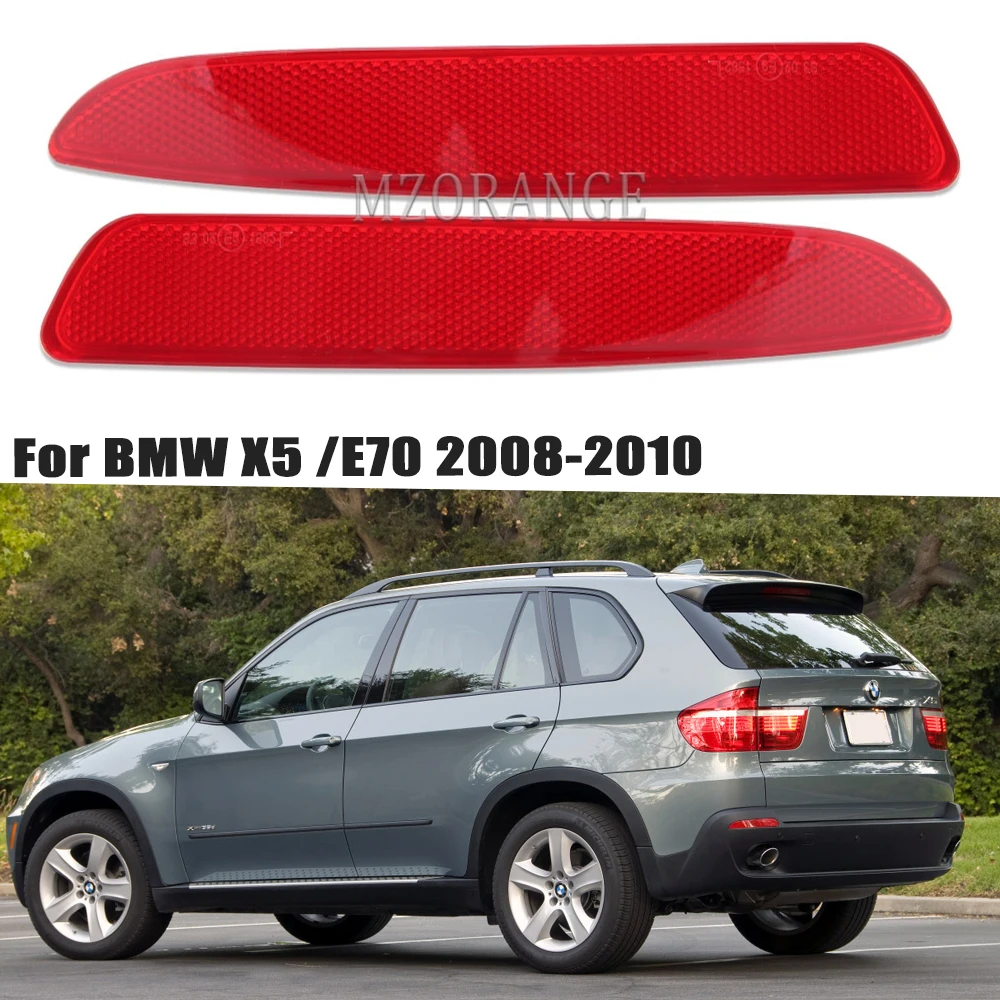 

Rear Bumper Reflector Brake Light For BMW X5 E70 LCI 63217158949 2006-2013 Fog Warning Turn Signal Tail Lamp Stop Car Accessory