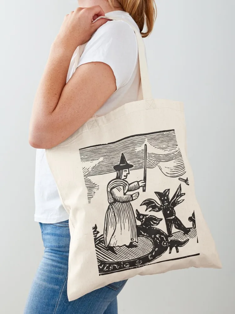 

A Witch and Her Demons Tote Bag Candy bags Canvas the tote bag tote bag custom