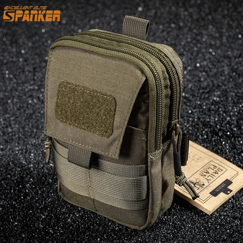 EXCELLENT ELITE SPANKER EDC Tactical Waist Phone Bag Mobile Phone Outdoor Molle  Men Money Waist Tool Pouch