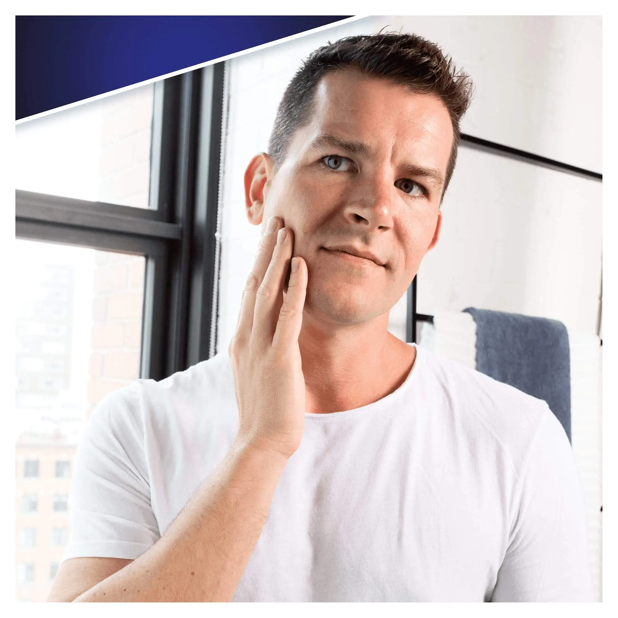 جيليت-ماكينة حلاقة رجالية بشفرة أمان ، حلاقة ، لحية ، العناية بالوجه ، بشرة حساسة ، يمنع تهيج البشرة ، 2 طبقات #3