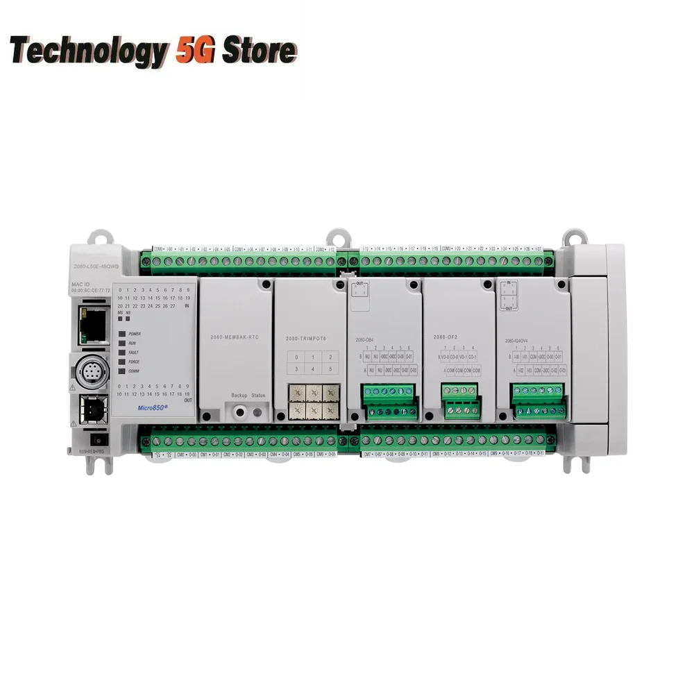

Micro850, 48 I/O EtherNet/IP Controller, 2080-L50E-48QWB, 2080-L50E-48QBB, 2080-L50E-48QVB, 2080-L50E-48AWB, New