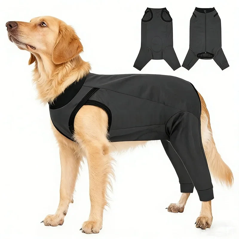 Dog Recovery Suit for After Surgery Spay Neuter Pet Post-Operative Shirt Anti-Licking Wound Protector for Dogs