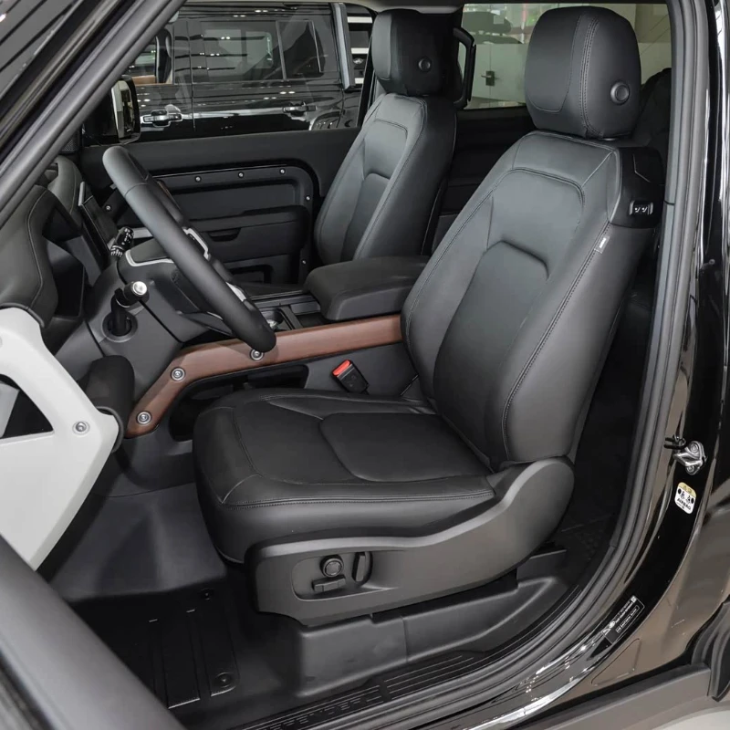 

Custom Fit Car Accessories Seat Covers for 5 Seats Full Set Vegan Leather Specific for Land Rover Defender 2020-26 Accessories