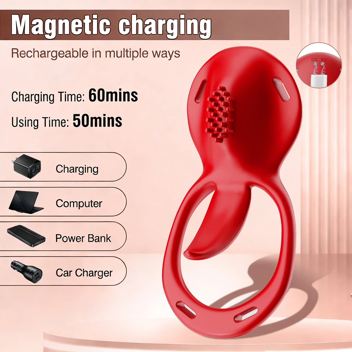 APP Wireless Control Wearable Panty Tongue Vibrator Female Vibrating Penis Ring Clitoral Stimulator Adult Couple Sexy Toys view 4
