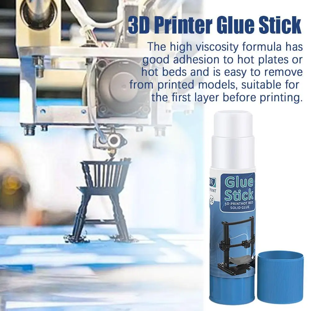 

3D Printer Glue Stick Solid Adhesive for Hot Bed Print Filament PLA Easy Clean PVP Non-Toxic Strong Special Glue Easy Remov N4C0