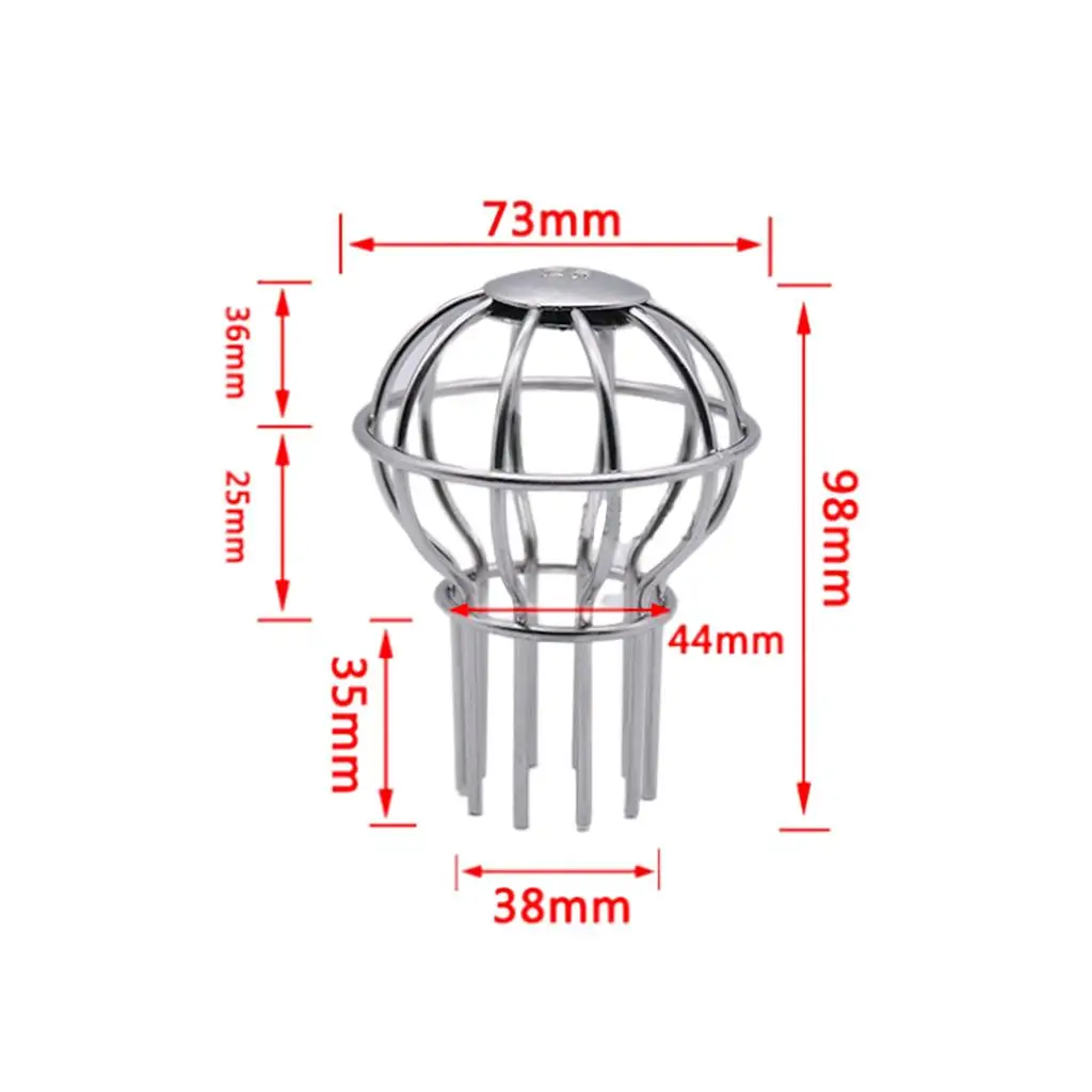 Roof Drain Pipe Stainless Steel Floor Drain Anti-blocking Stainless Steel Rain Water Drain Gutter Floor Drain Net Cover