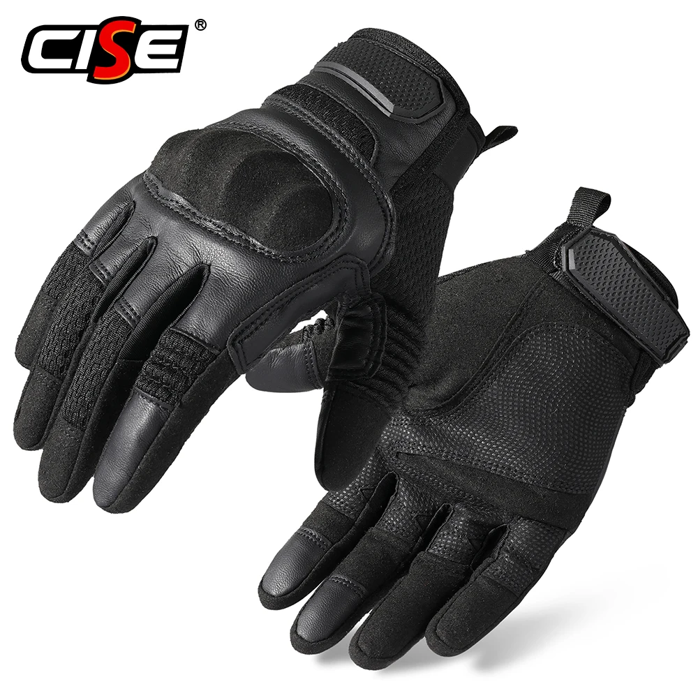 

Motorcycle Full Finger Gloves TouchScreen PU Leather Motocross Moto Riding Motorbike Racing Biker Enduro Protective Gear Guantes