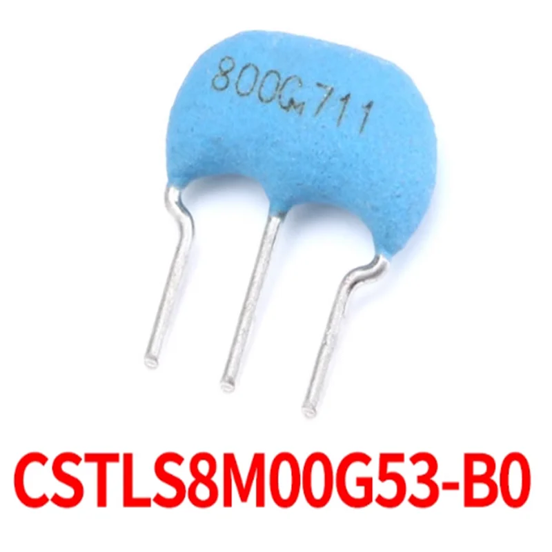 50pcs-500pcs CSTLS8M00G53-B0 CSTLS6M00G53-B0 CSTLS4M00G53-B0 DIP3 8M 6M 4M SIP3 Ceramic Resonator with Built-in Load Capacitor