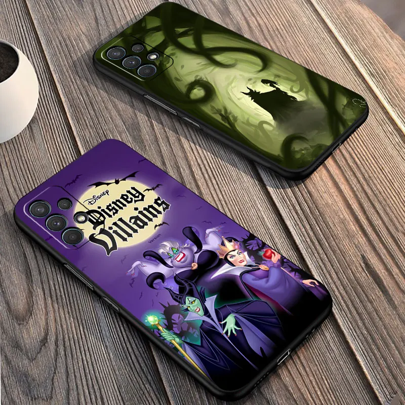 Etui na Samsung Galaxy A53 A52 A52 A51 A54 A12 A13 A14 A22 A32 A21s A33 A34 A24 A71 A31 A72 A73 etui na telefon Disney Maleficent Queen