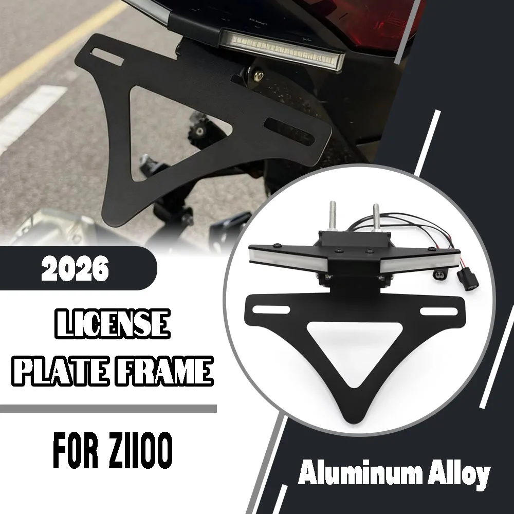 For Kawasaki Z1100 Z 1100 2026 Motorcycle License Plate Bracket Number License Plate Mount Holder Fender Eliminator Tail Tidy
