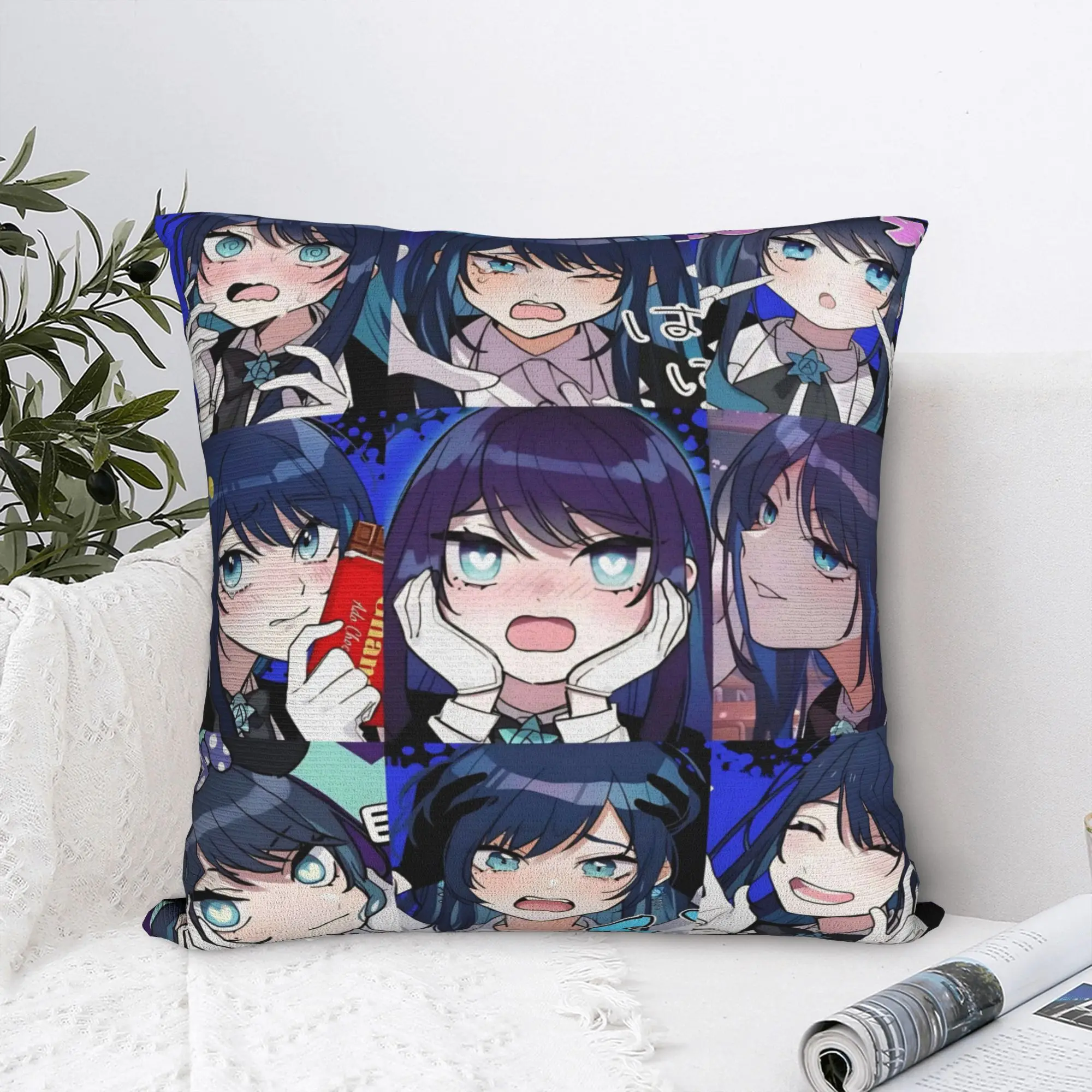 Ado Tour Singer Pillowcase Polyester Cushion Cover Decoration  Pillow Case Cover Sofa Square 40X40cm