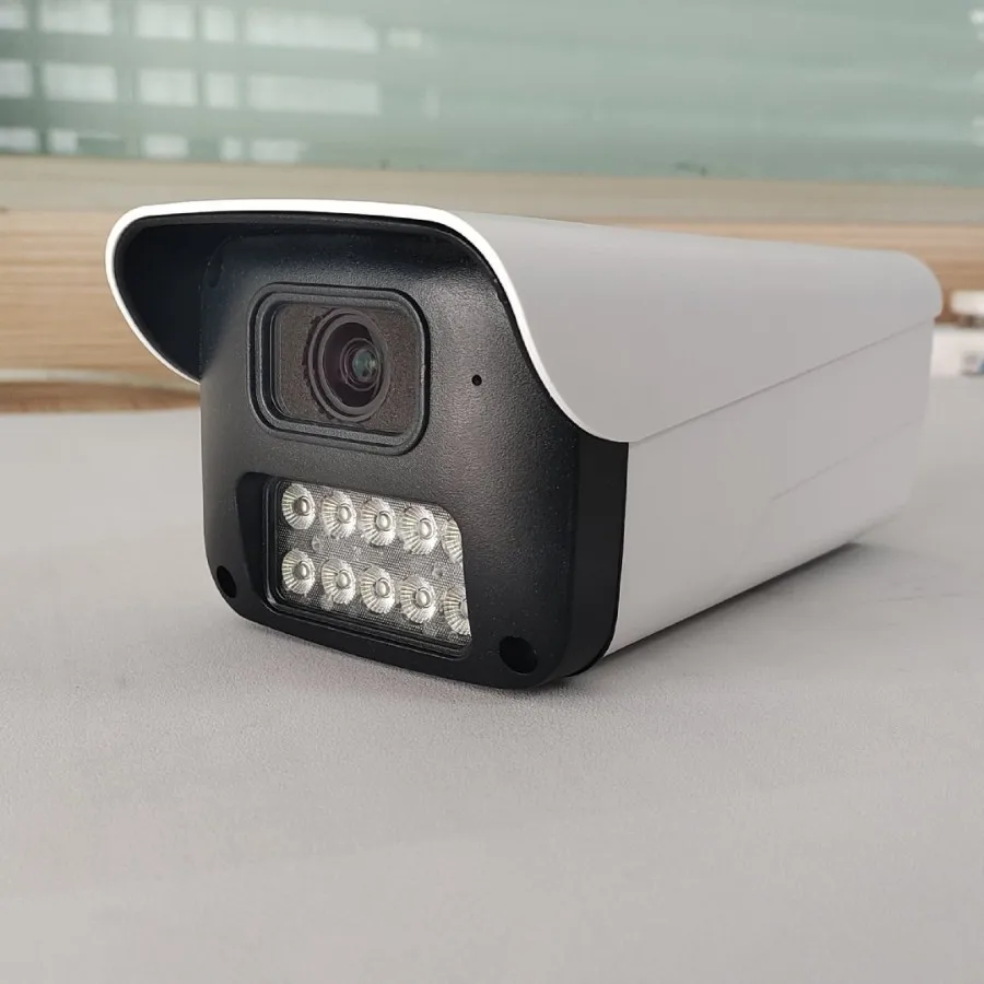 4MP License Plate Recognition Camera, 2.8-12mm Lens, Full Color Night Vision, Supports USA/UK/Canada License Plates