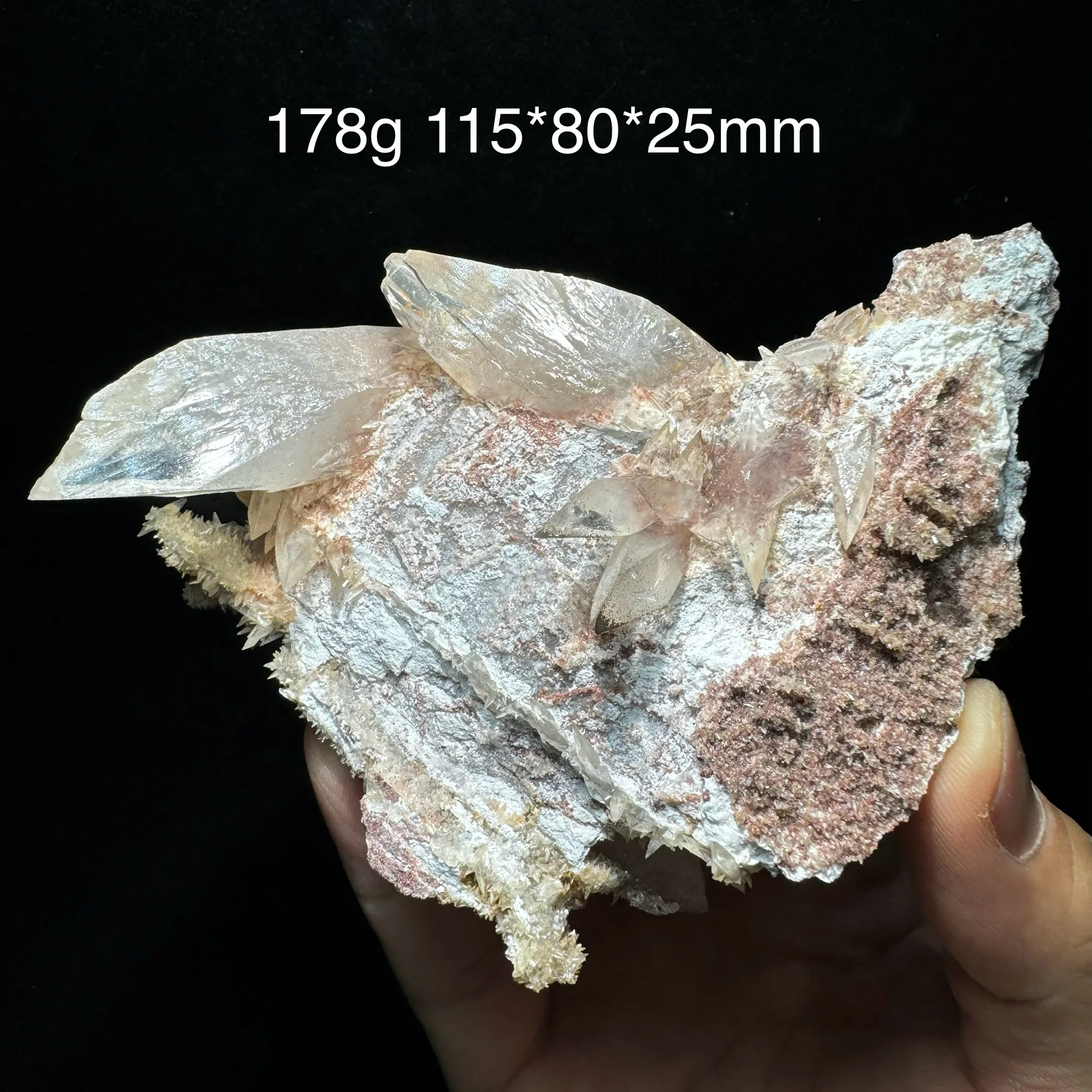 178g Natural Calcite Mineral Specimen Healing Stone Home Decor From China HuNan