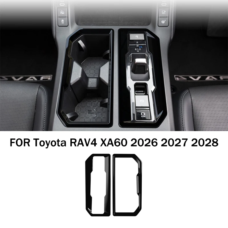 

Car accessories FIT FOR Toyota RAV4 XA60 2026 2027 2028 ABS Center Console Electronic Gear Shift Frame & Cup Holder