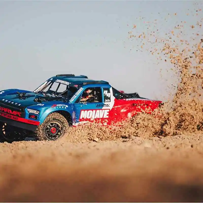 ARRMA Nowy 1:8 MOJAVE 4S BLX Duży Model Samochodu Terenowego na Zdalne Sterowanie, Elektryczny Model Samochodu RC na Zdalne Sterowanie, Idealny do Pustyni, Short Course, RTR