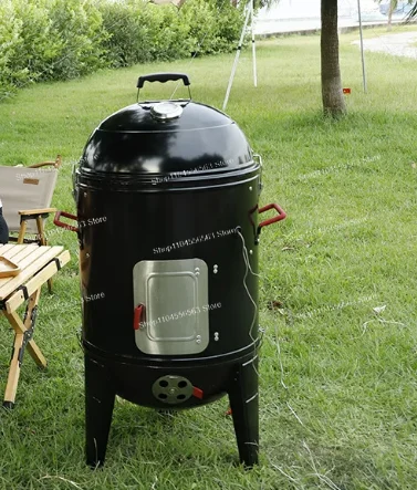 Best-selling three-in-one outdoor patio barbecue set, portable version