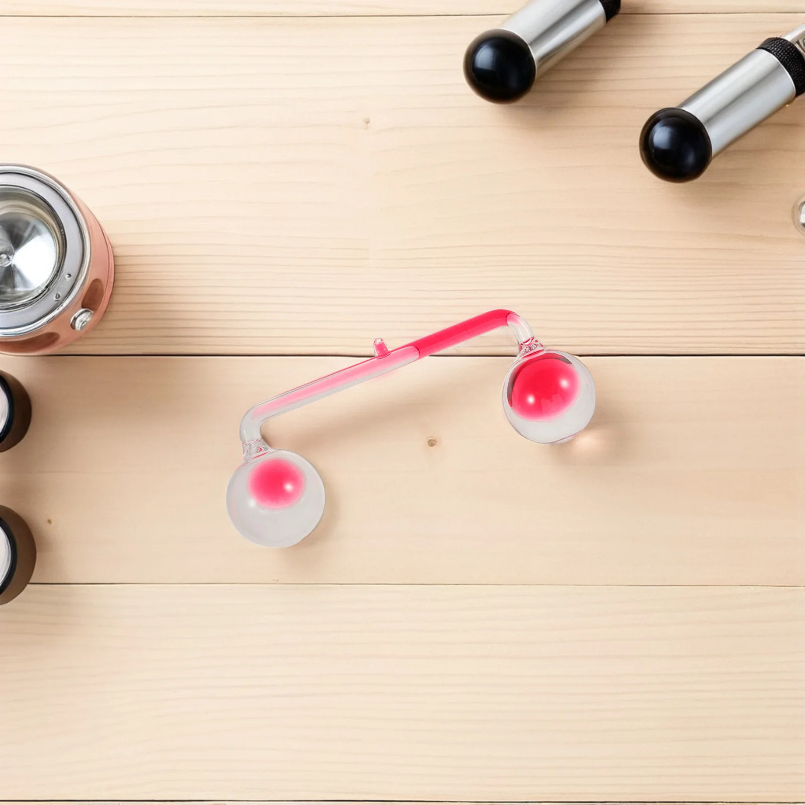 معدات تجربة الفيزياء: علوم غلاية يدوية لأداة تجربة الألوان الزجاجية وجذع تزيين سطح المكتب #3