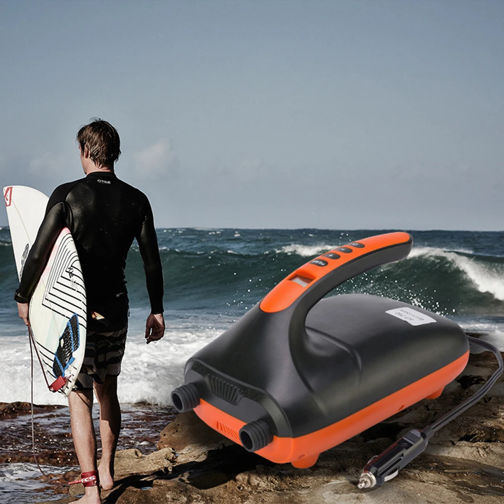 Electric Air Pump Intelligent Inflatable Pump 20 PSI SUP Max Dual Stage for Inflatable SUP Stand Up Paddle Surfing Board