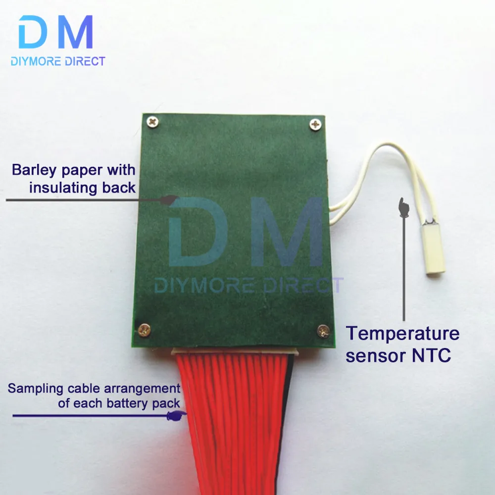 BMS 10S 36V 30A scheda di carica della batteria al litio PCB 18650 scheda di protezione bilanciata della batteria bilanciatore a celle agli ioni di