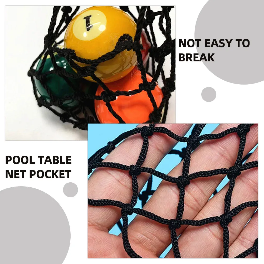 

Набор из 8 карманов для хранения бильярдных принадлежностей: прочная конструкция, устойчивая к износу и разрывам, идеально подходит для обновления аксессуаров для бильярдного стола