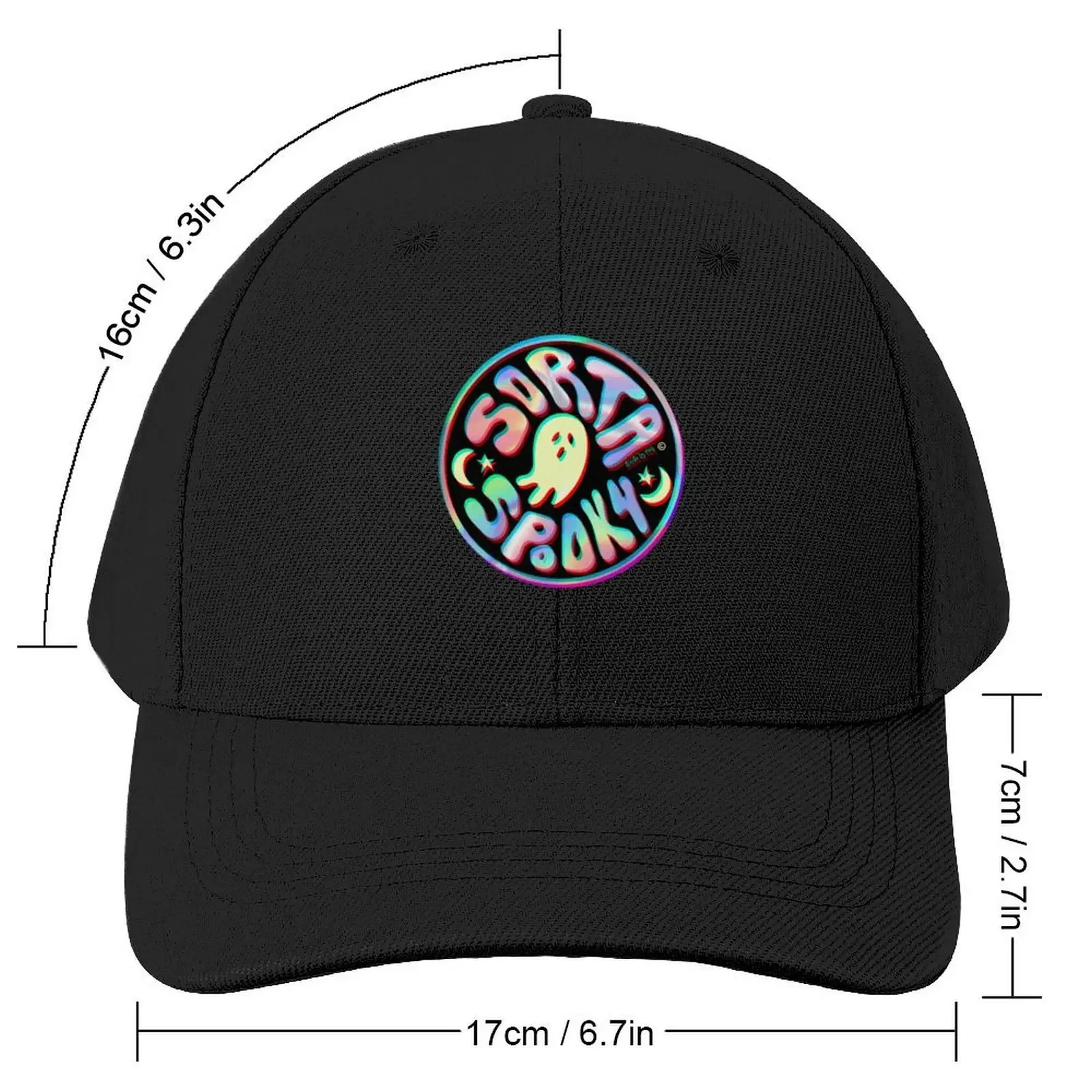 Holo Sorta Spooky ? Baseball Cap Hat Luxury Brand hiking hat tea Hat Elegant Women's Hats Men's