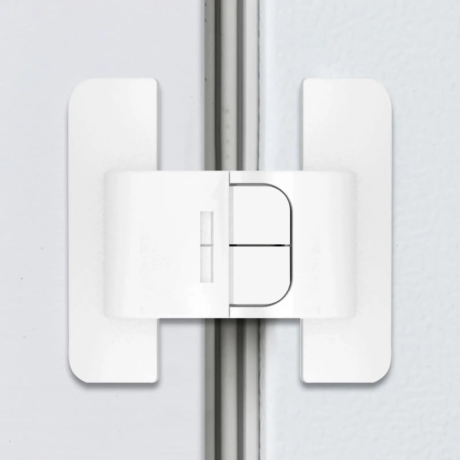 1PC Child Proof Refrigerator Locks Cabinet Lock Fridge Locks for Kids Safety Baby Freezer Door Latches with Adhesive Tape