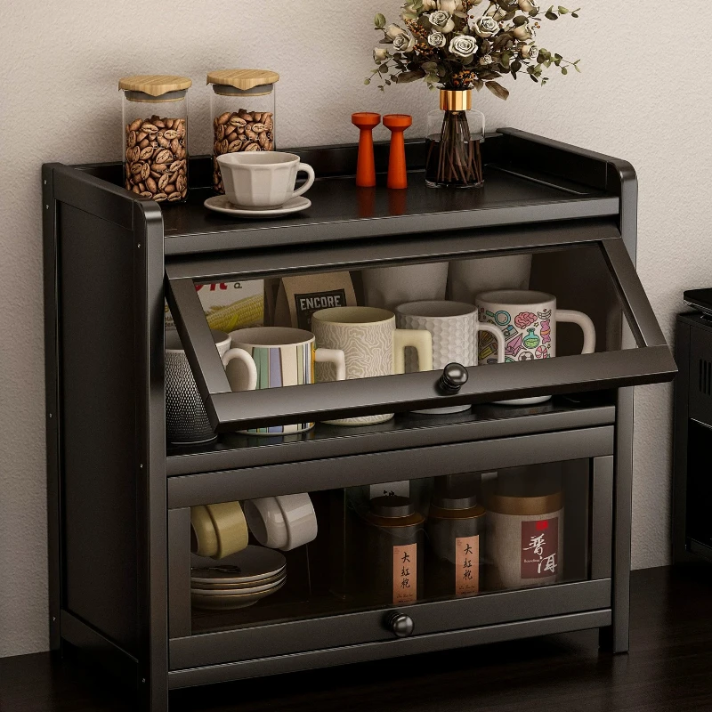 Cup Storage Rack, Desktop Mug Holder for Sideboard, Tea Cup Coffee Mug Display Stand, Water Bar Countertop Organizer.