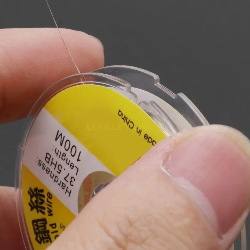 100m Alloy Gold Wire Cutting Line for LCD for Touch Screen Refurbishment 0.03mm/0.04mm for phone