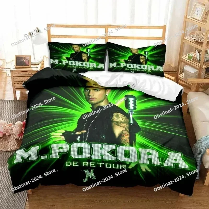 3D Print Fashion Matt M Pokora Bedding Set Boys Girls Twin Queen King Size Duvet Cover Pillowcase Bed boys Adult Bedroom