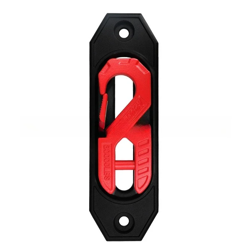 Off-road vehicle winch rope guide, magnetic guide port trailer hook