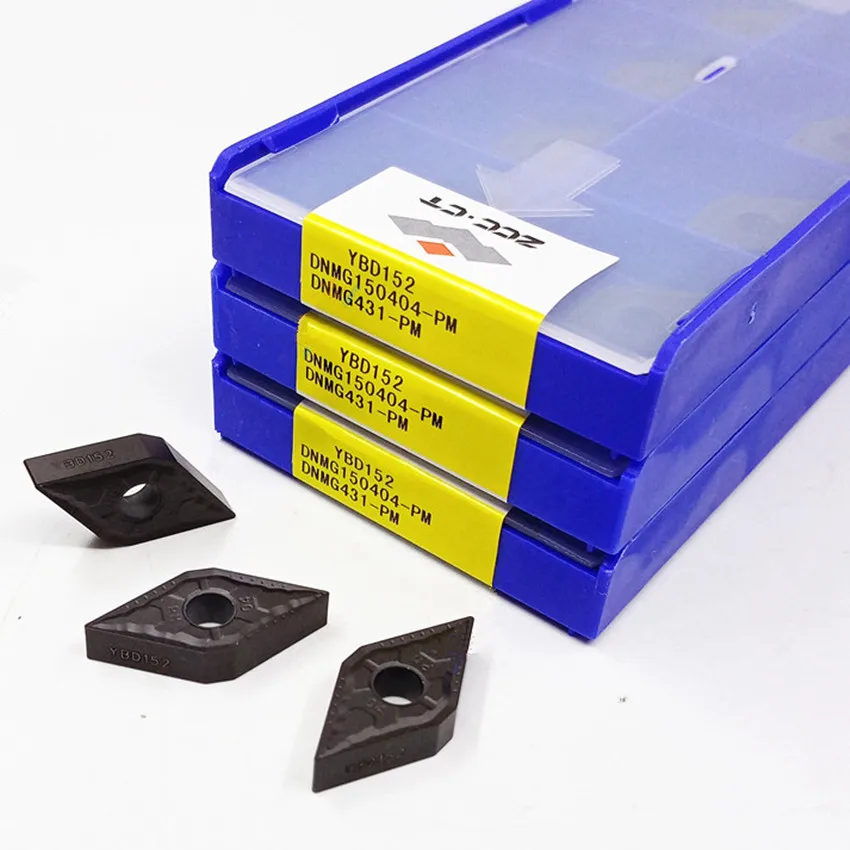 

DNMG150404-PM YBD152/DNMG150408-PM YBD152/DNMG150408-PM YBD102 DNMG431 DNMG432 ZCC.CT CNC carbide inserts 10pcs/box