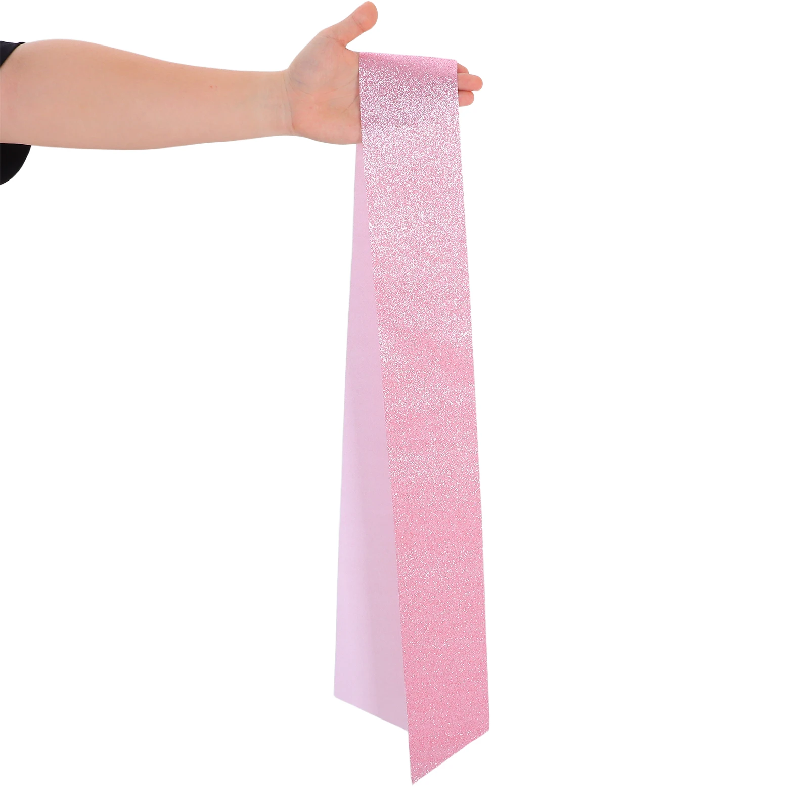 

5Pcs Blank Glitter Sash DIY Customizable Feminine Accessory for Bridal Shower Birthday Party Favors Bachelorette Wedding