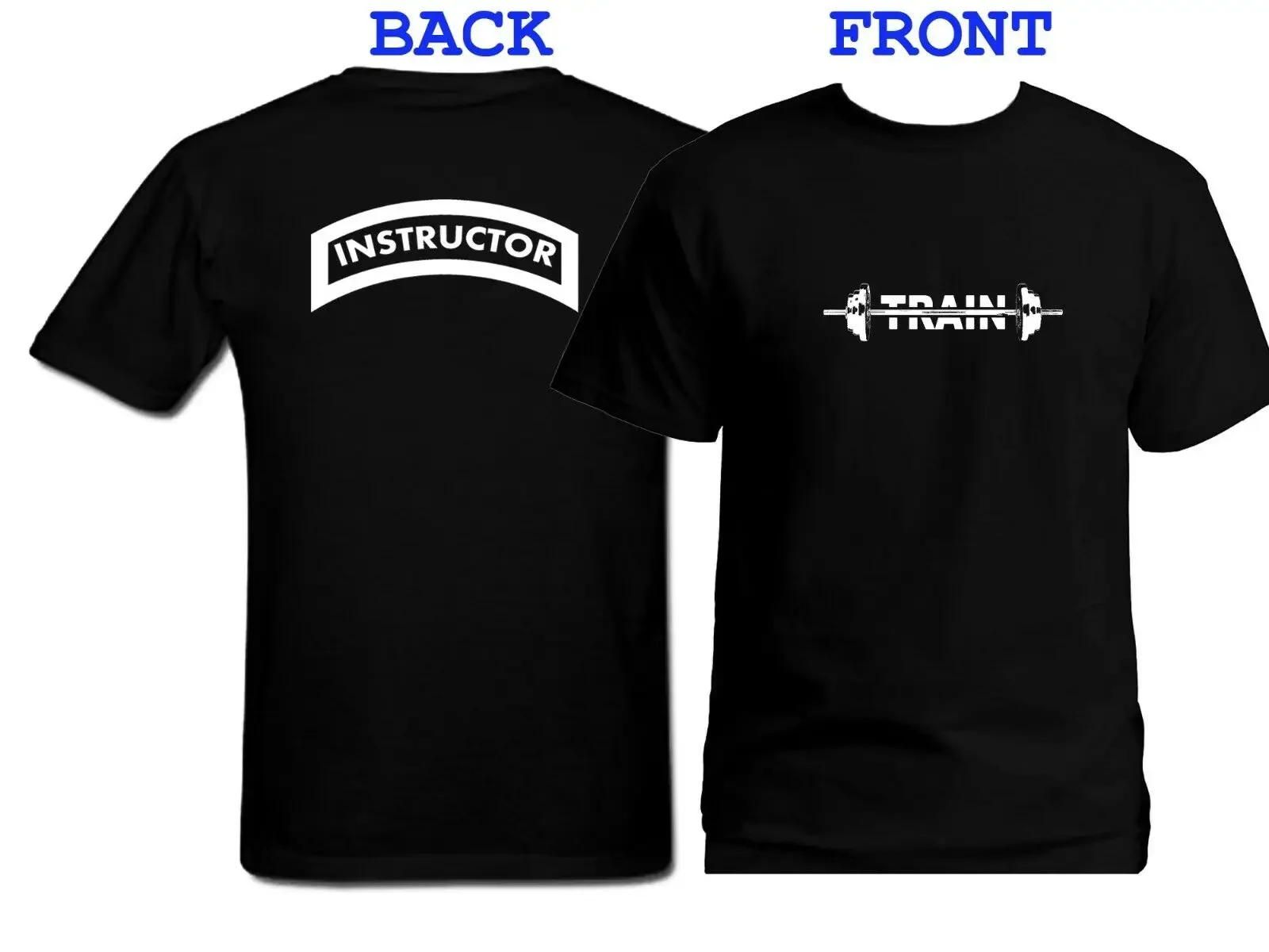Train Instructor Gym Motivation T-Shirt 100% Cotton O-Neck Summer Short Sleeve Casual Mens T-shirt Size S-3XL