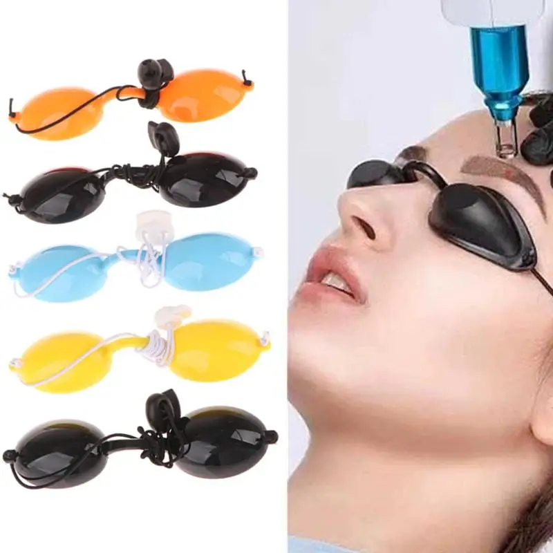 

1PC Goggles Laser Beauty Instrument Eye Mask Goggles Photon Rejuvenation EyeMask Sunbathing Sun Shading Thickened Silicone Cover