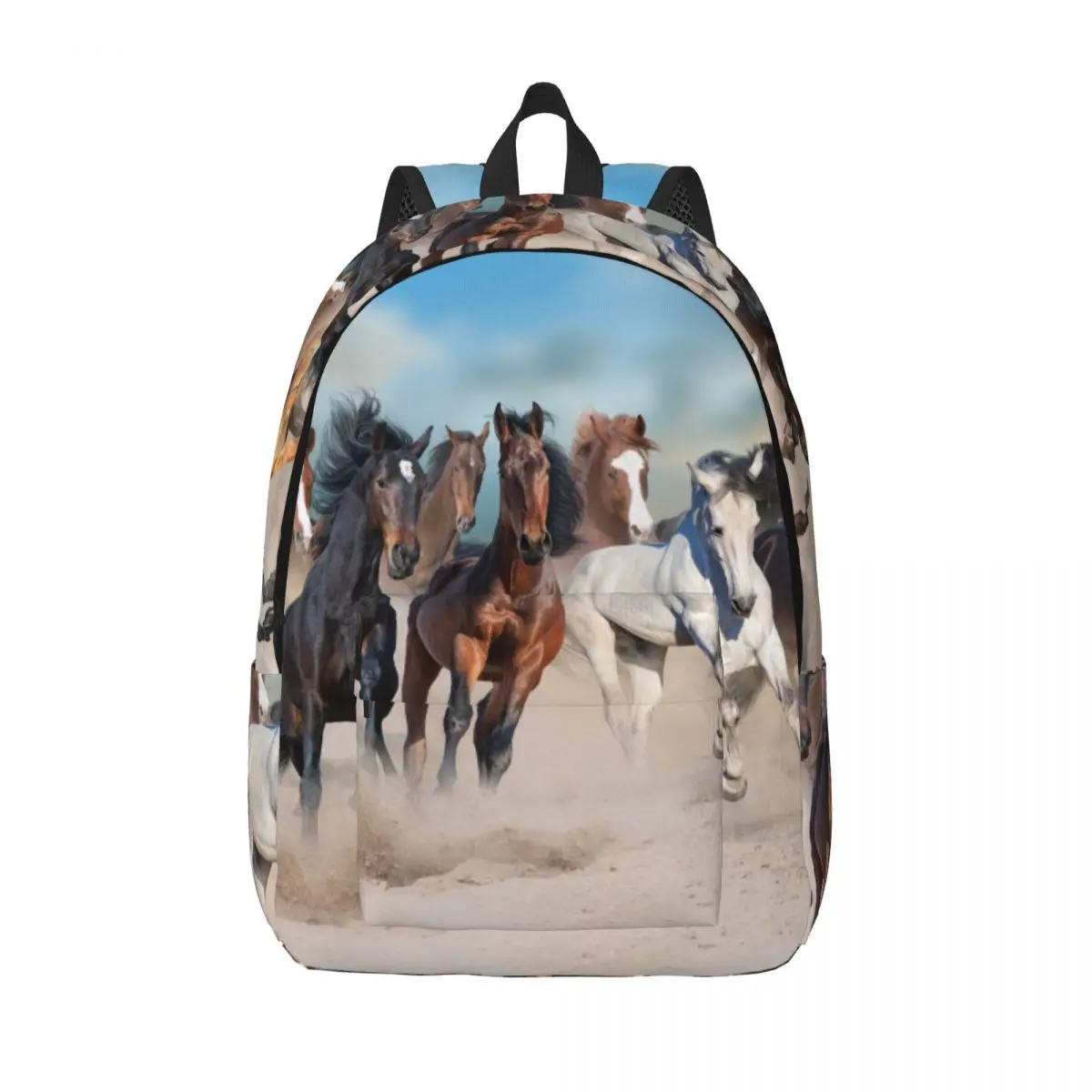 

Лошадь Херд, бег с животными для подростков, школьная сумка для книг, рюкзак для любителей говядительных лошадей, подарок для начальной школы