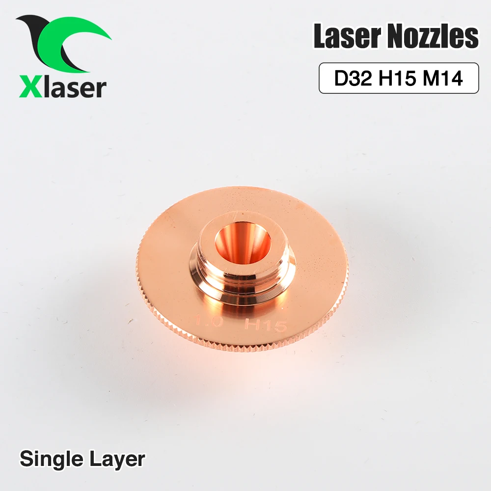 Raytools Bodor Nozzles Dia.32 M14 H15 Caliber 0.8-5.0 Single/Double Layers Laser Welding Nozzle For Fiber Laser Cutting Machine