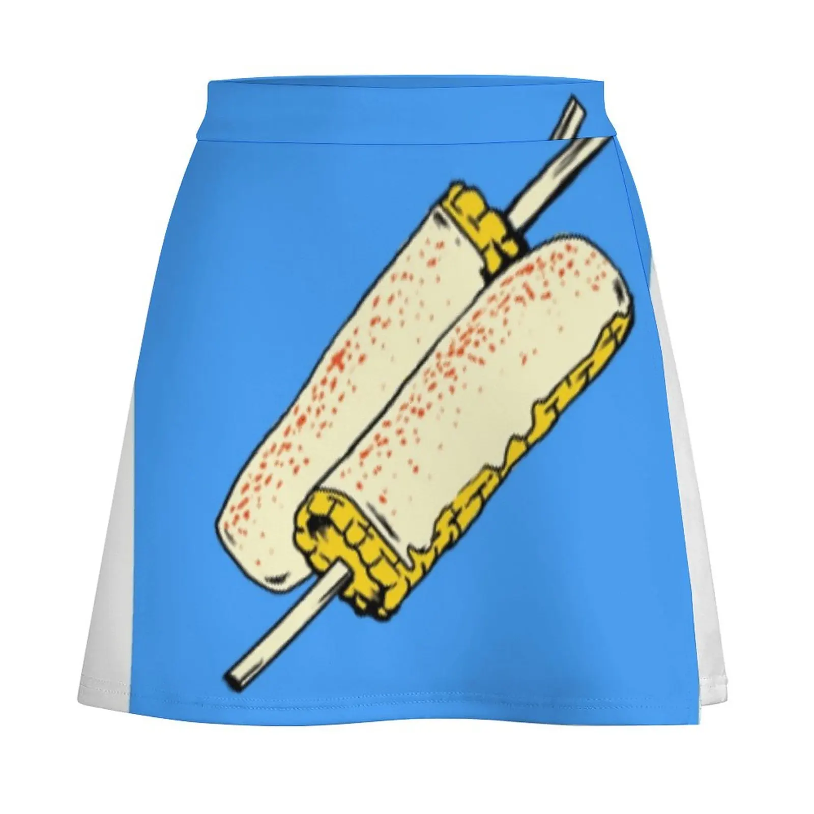 El Elote Loteria Card (The Corn Elote) Mini Skirt Dresses skirts korean style clothing