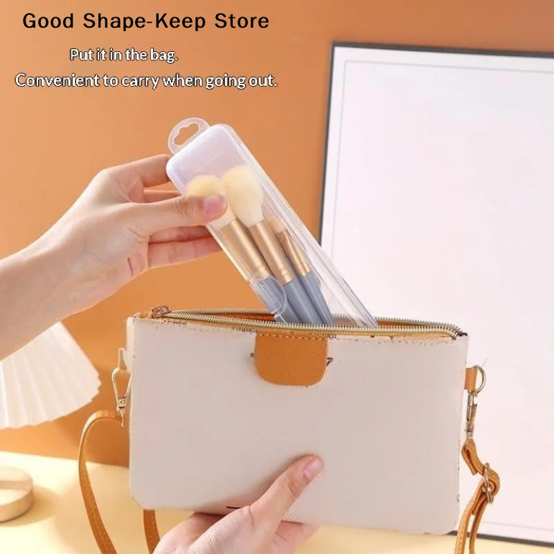 

Plastic Toothpaste Box Storage Container Toothbrush Box Transparent Organizer Case Travel Portable Toothbrush Holder