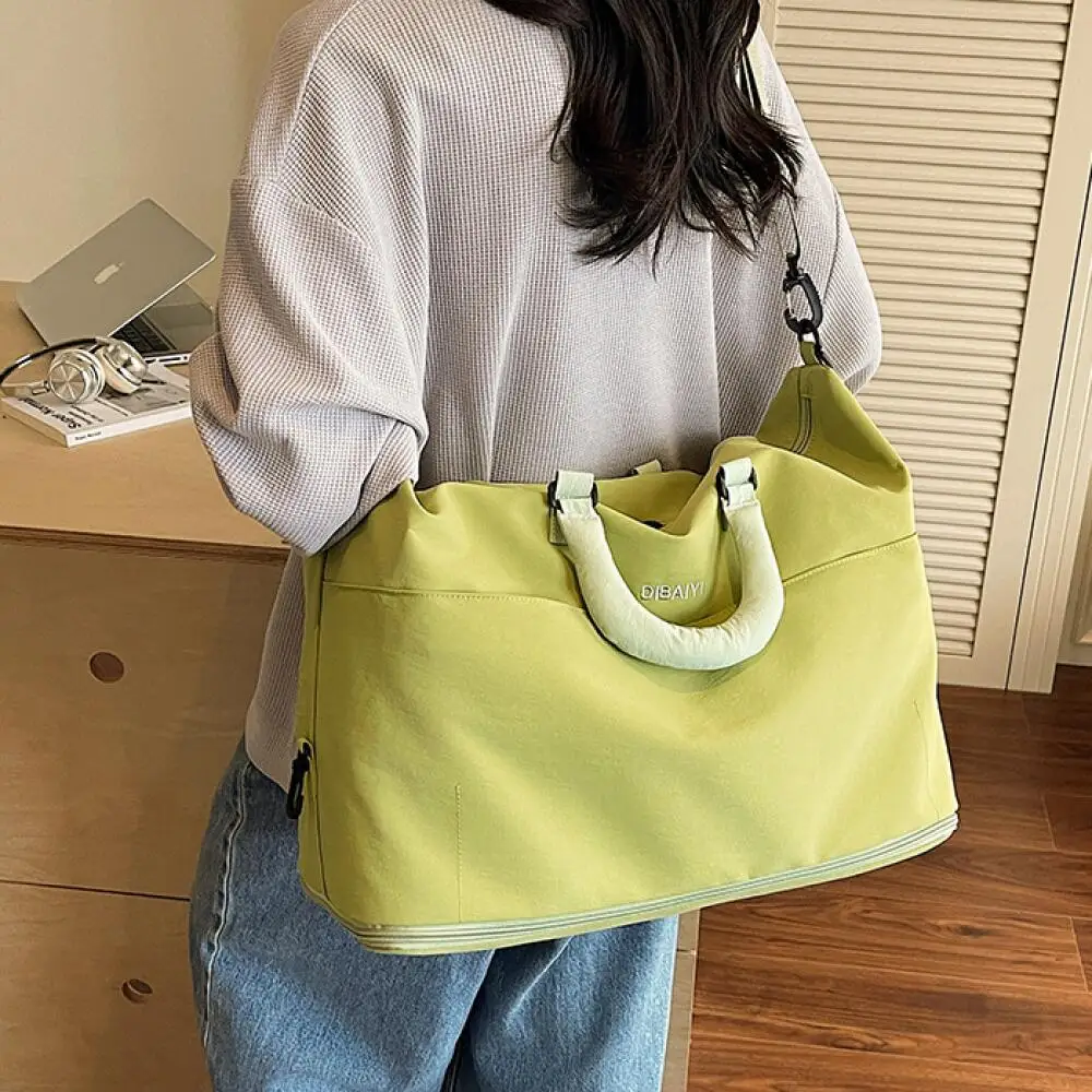 فتاة الموضة حقيبة سفر الأمتعة طالب عادية رياضية سعة كبيرة متعددة الوظائف اللياقة البدنية يده حقيبة تخزين كروسبودي جديد #2