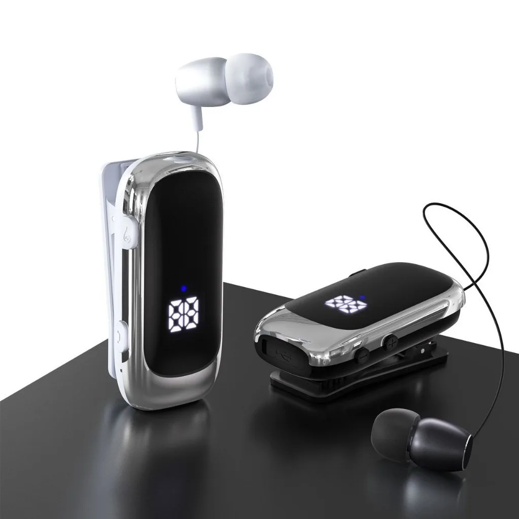 2025 New K88 Lavalier Wireless Headphones Bluetooth 5.3 Headphones with Microphone Power Display Earbud Noise Interference Free