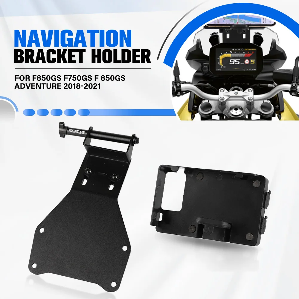 

For BMW F850GS F750GS F 850GS Adventure 2018 2019 2020 2021 Motorcycle GPS Phone Navigation Mount Bracket Navigation Bracket