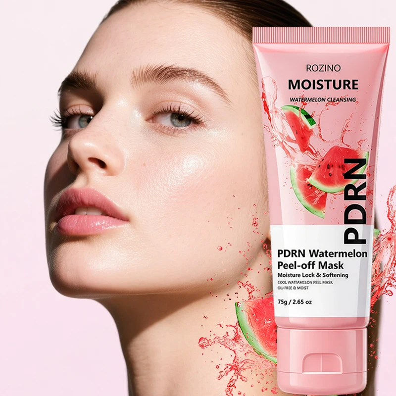 ROZINO Watermelon PDRN Moisturizing Cleansing Peel-Off Mask has a soft texture that is easy to apply and can remove impurities from the skin's surface. The fresh watermelon scent is pleasant and refreshing, combined with PDRN ingredients to gently protect the skin while replenishing moisture. It is easy to use and suitable for daily facial care.
