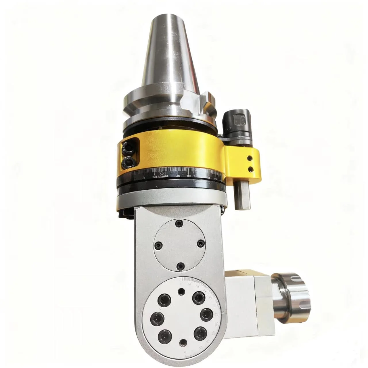 Series 0-360° Adjustable CNC BT50 Angle Head Multi-Angle Milling Accessory for Complex Machinery & Valve Manufacturing