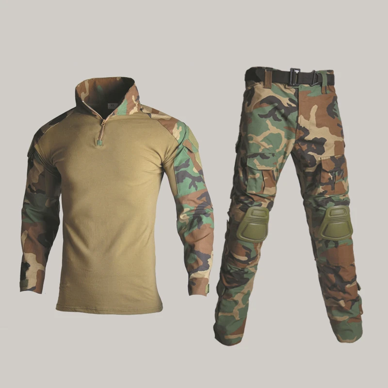 Calças táticas G3 masculinas, camuflagem CP, carga multicam, joelheiras, roupas de trabalho, uniformes de airsoft