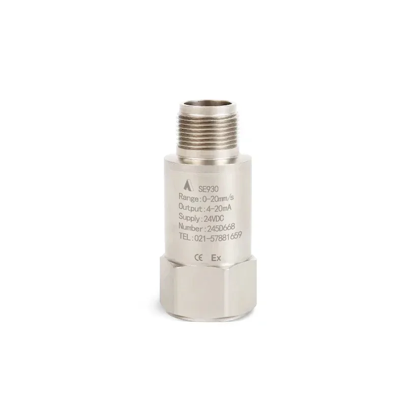 

0-20mm/s Wired Vibration Sensor Supplier Piezoelectric Vibration Monitoring Sensor For Pump With 4-20mA Vibration Sensor