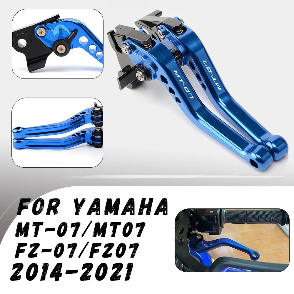 

For Yamaha MT-07/MT07/FZ-07/FZ07 2014-2021 CNC Clutch Brake Levers Modified Horn Adjustable Folding Hand Lever Motorcycle Parts